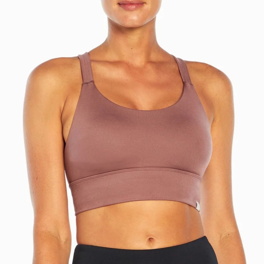 Zobha Rose Taupe Sports Bra